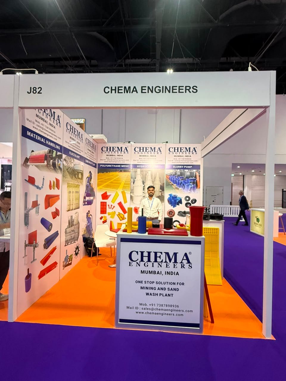 Chema Engineers Stall Inside View